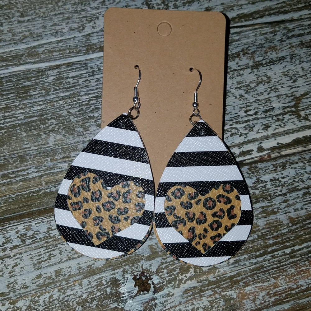 Faux leather Earrings
